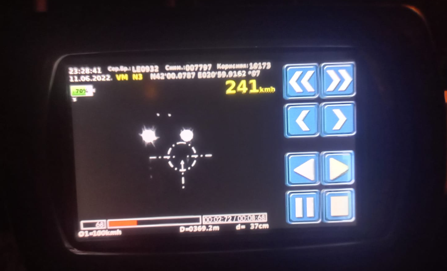 Со ноќен радар синоќа во подрачјето на СВР Тетово санкционирани 96 возачи