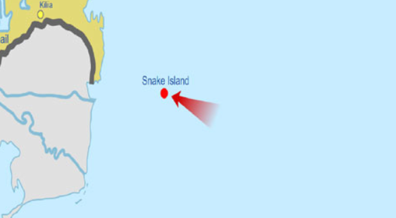 По украински напад, потона руски брод на пат кон Змискиот Остров