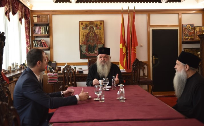 Сотировски се сретна со г.г.Стефан: Се е подготвено за денот кога ќе се официјализира одлуката за прифаќање на нашата Охридска архиепископија во литургиско и канонско единство