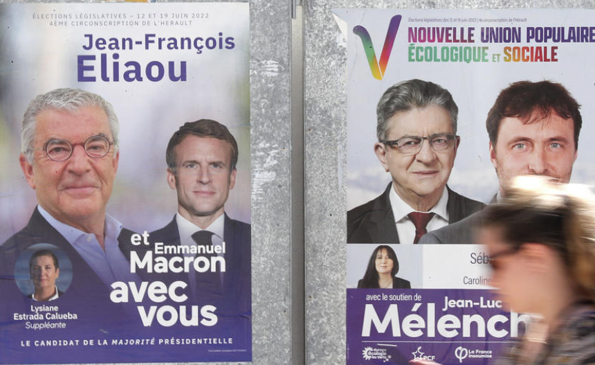 Во Франција утре се одржува вториот круг од парламентарните избори
