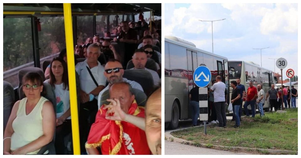 (ФОТО) Битола и Охрид спремни! Граѓаните се упатија на протестот на ВМРО-ДПМНЕ!