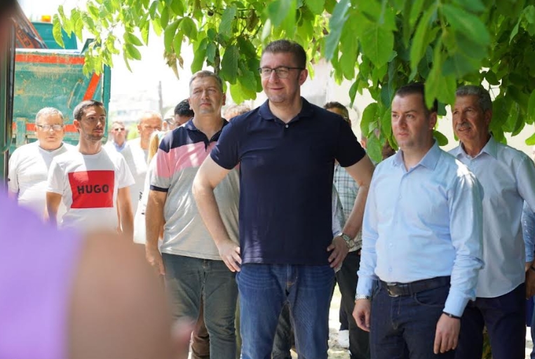 Мицкоски: Во Гази Баба се реализира тоа што е ветено, градоначалниците од ВМРО-ДПМНЕ покажаа разлика