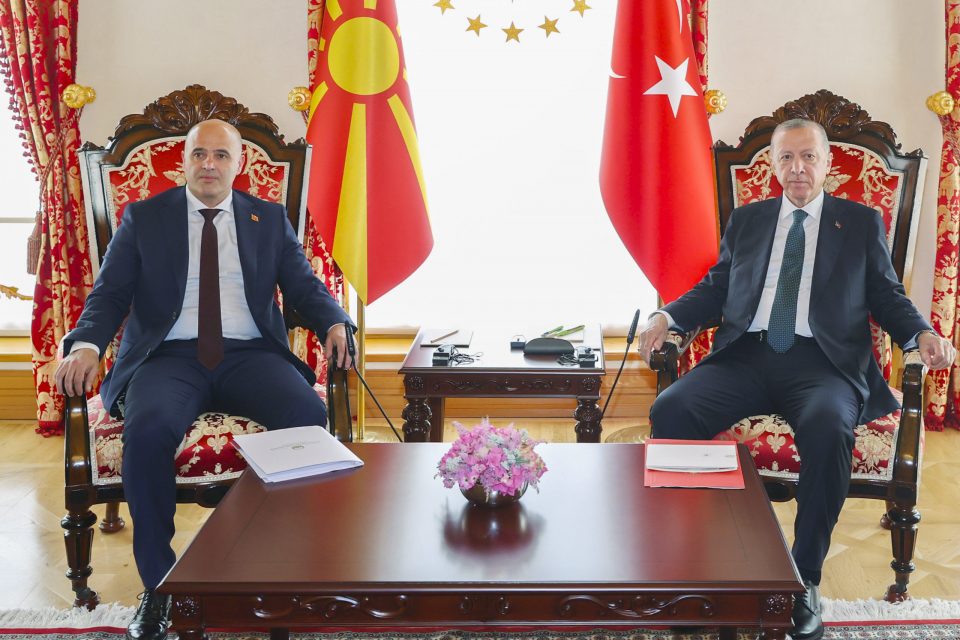 Ковачевски – Ердоган: Македонија и Турција продолжуваат со одлична билатерална и економска соработка