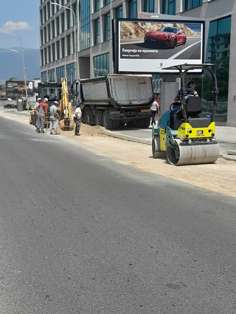 Град Скопје: По бројни наследени проблеми, булеварот Киро Глигоров во завршна фаза