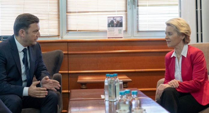 Oсмани се сретна со претседателката на ЕК Фон дер Лајен