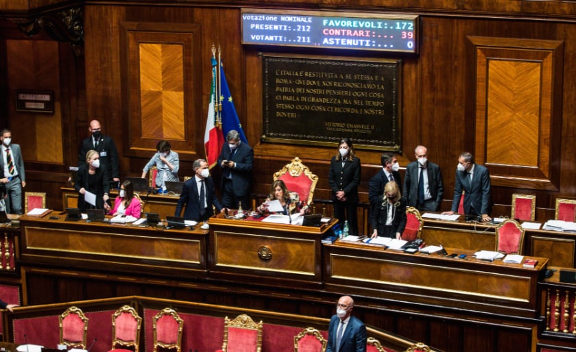 Италијанската влада доби доверба во Парламентот