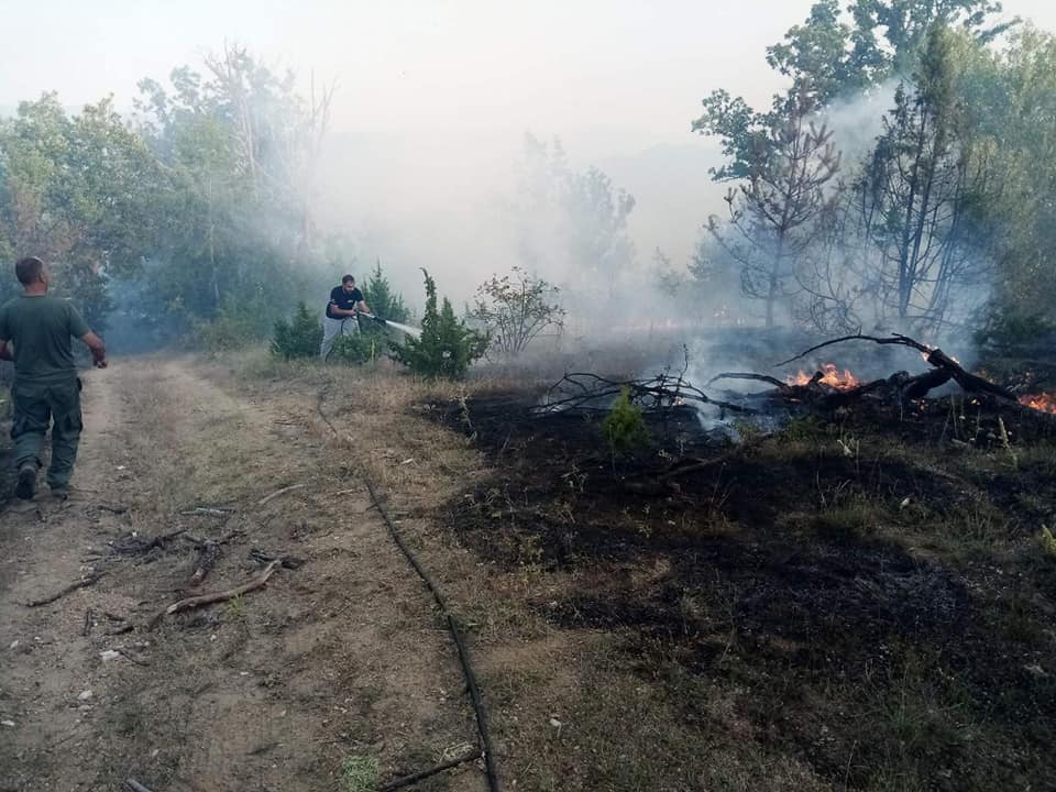 Локализиран пожарот меѓу беровските села Будинарци и Митрашинци