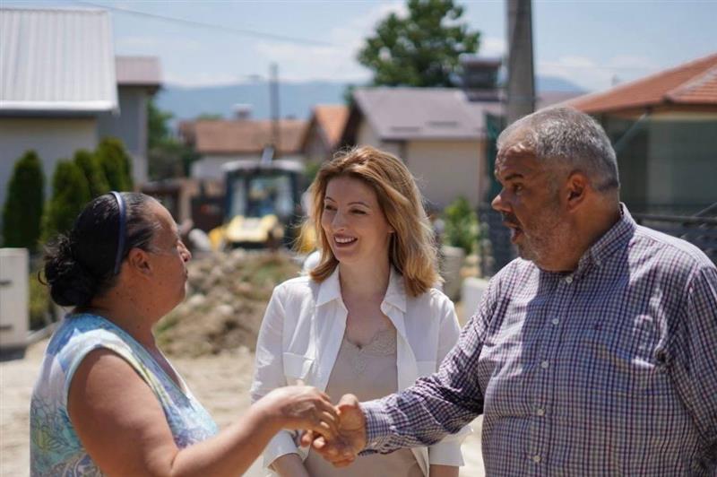 Арсовска: Забрзано се градат нови улици во населените места во општина Ѓорче Петров