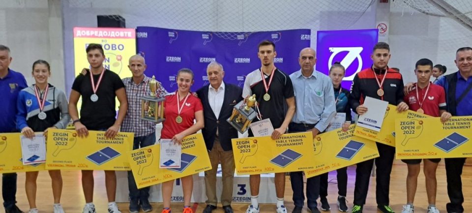 Успешно завршен Првиот меѓународен турнир во пинг-понг „Зегин опен 2022“