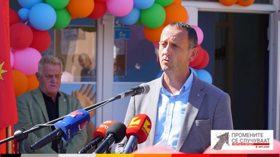 Костадиноски: Денес отвораме нова детска градинка, која ќе згрижува 50 дечиња во општина Јегуновце