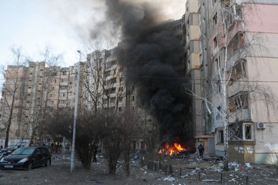 Утрово нови напади на Киев, Русија користи дронови-камикази