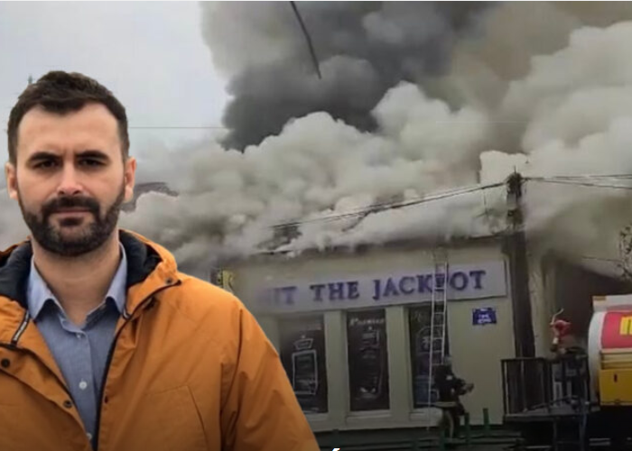 Стојкоски за пожарот во Ѓорче: Нема човечки жртви, гори покрив на приватен објект