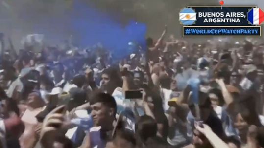 (ВИДЕО) „ГОРИ“ Буенос Аирес: Аргентинците го слават успехот