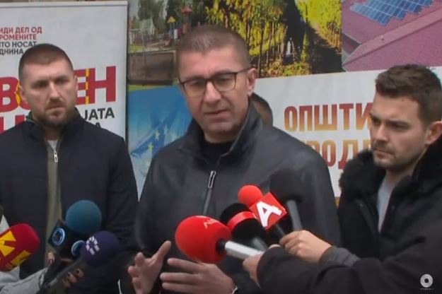 Мицкоски: Најважно е да има избори час поскоро и оваа власт на ДУИ поддржана од СДСМ да биде поразена