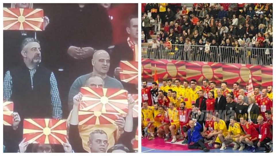 (ФОТО) Каква непочит: Само Ковачевски и Зечевиќ не држат македонски знамиња