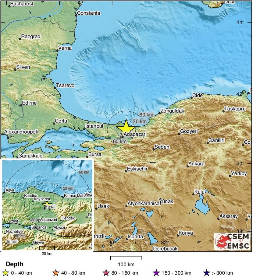 Турција не престанува да се тресе: силен земјотрес сега и во Истанбул