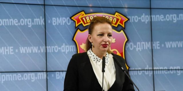 Пешевска: УЖ на ВМРО-ДПМНЕ дава безрезервна поддршка на женските организации за протестот пред МВР