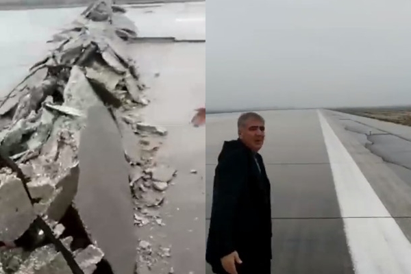 (ВИДЕО) Aеродромот во Хатај по земјотресот тешко да се врати во нормала