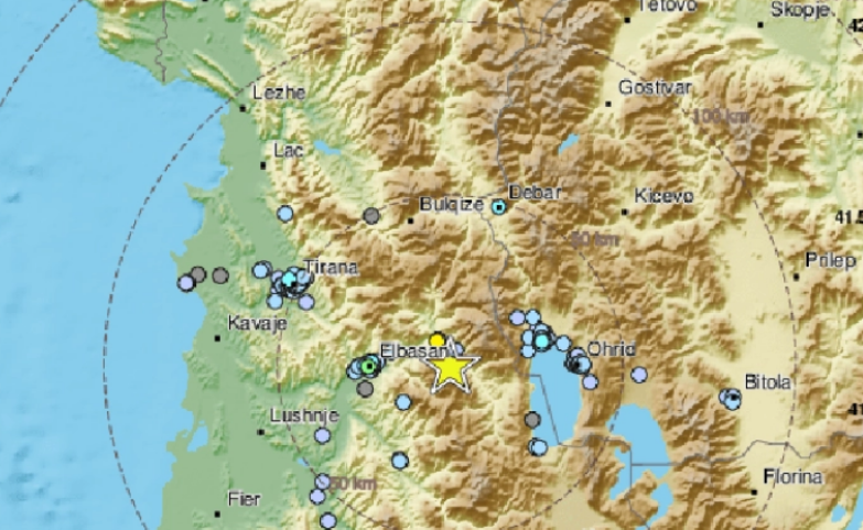 Земјотрес во Албанија почувствуван и во Македонија