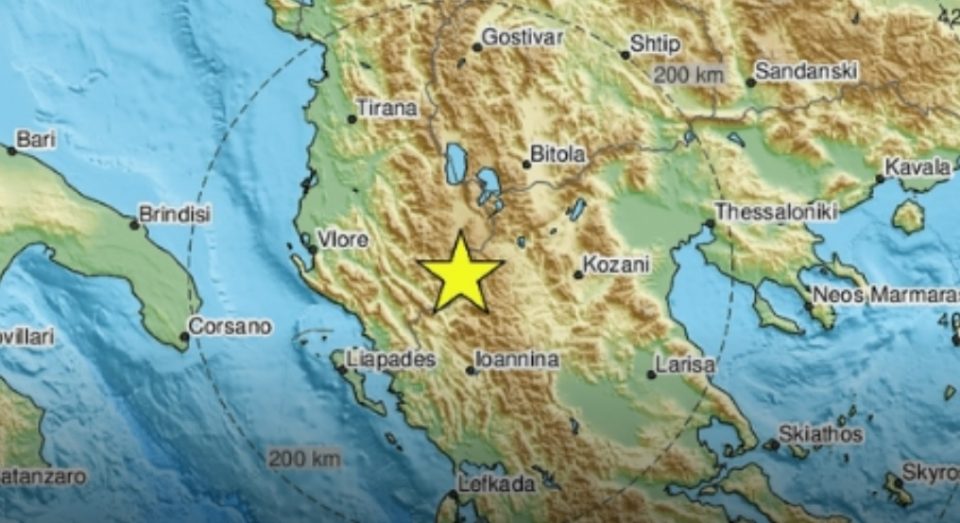Силен земјотрес во Албанија, почувствуван и во Македонија
