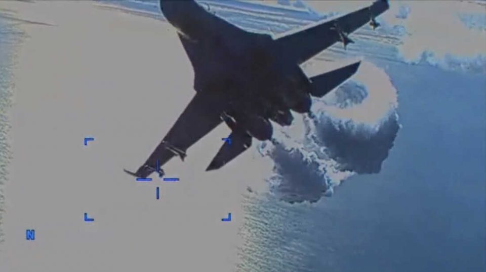 Пентагон објави декласифицирана видео снимка од инцидентот со беспилотно летало во Црното Море