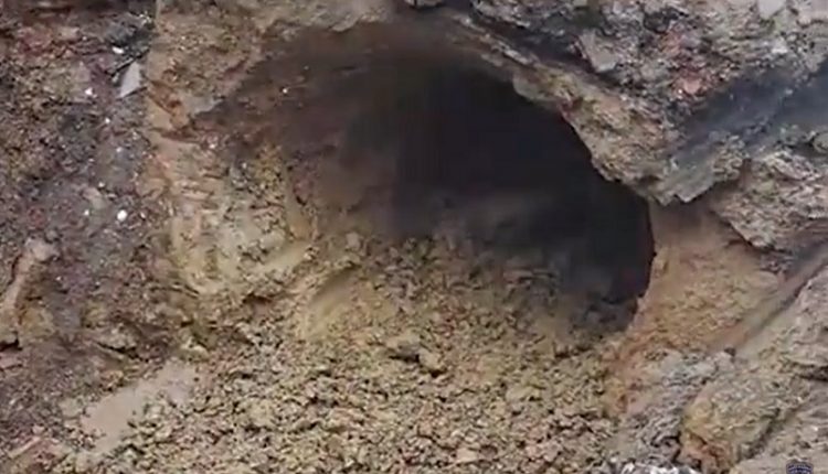 (ВИДЕО) Еве како изгледал тунелот што го ископале затвореници во „Идризово“