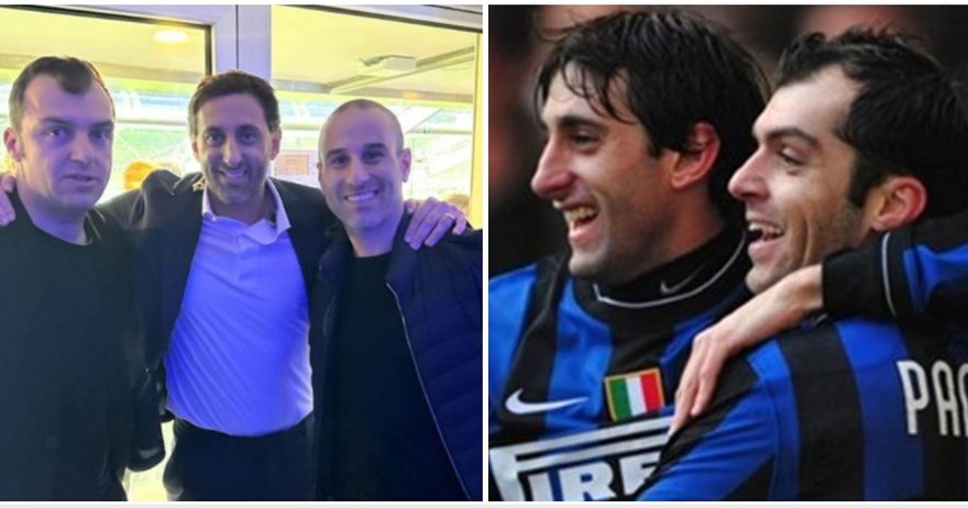 (ФОТО) Пандев со уште две легенди на Интер го прославија пласманот во полуфиналето во ЛШ