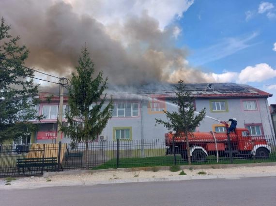 Избувна пожар во прилепската текстилна фабрика „Тила“