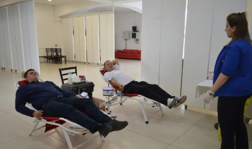 Крводарителска акција во Илинден, крв даруваше и градоначалникот Георгиевски