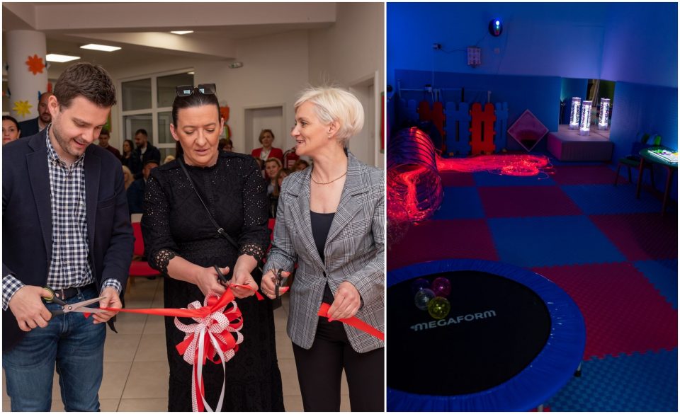 Муцунски и Фондација Марко Божиновски промовираа нова сензорна соба за дечињата од градинката „Буба Мара“