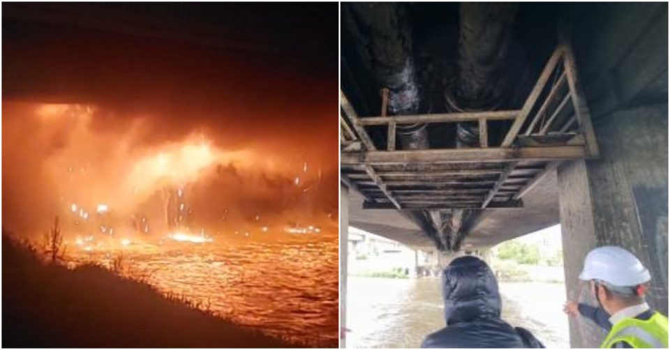 (ВИДЕО) По пожарот мостот „Беласица“ е затворен за сообраќај, од МВР ги соопштија причините за негово настанување