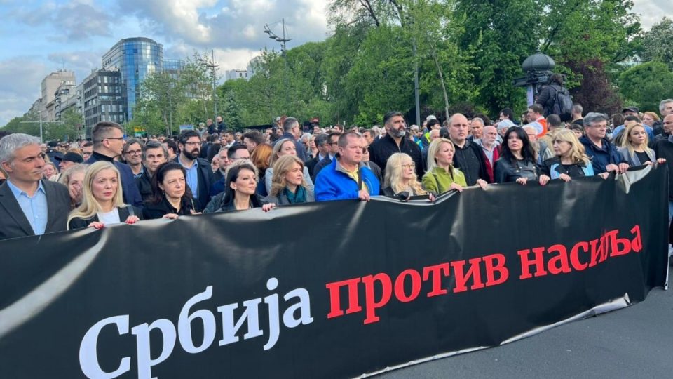 Голем протест во Белград: Барање одговорност и стопирање на промовирањето насилство