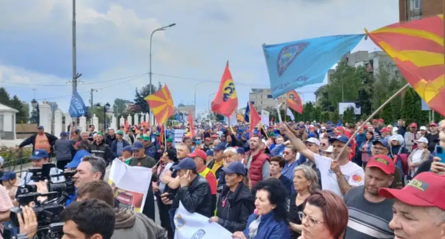 Се бараат ДОСТОИНСТВЕНИ плати: Најголемите синдикати денеска на протест