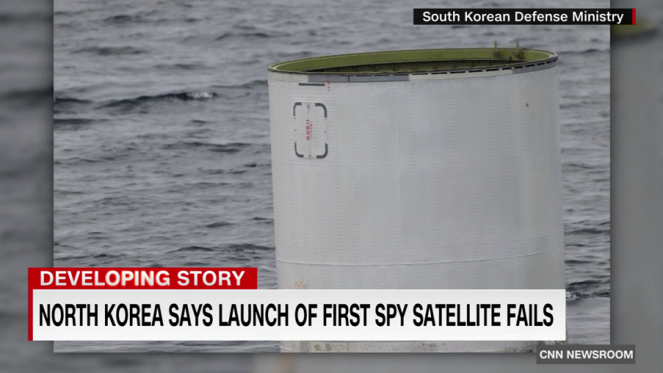 Првото лансирање на шпионски сателит на Северна Кореја заврши неуспешно