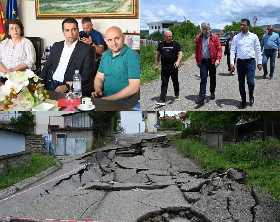 (ВИДЕО) Дури два дена по поплавите, Бочварски се сети да го посети Делчево, најавува поддршка за општината