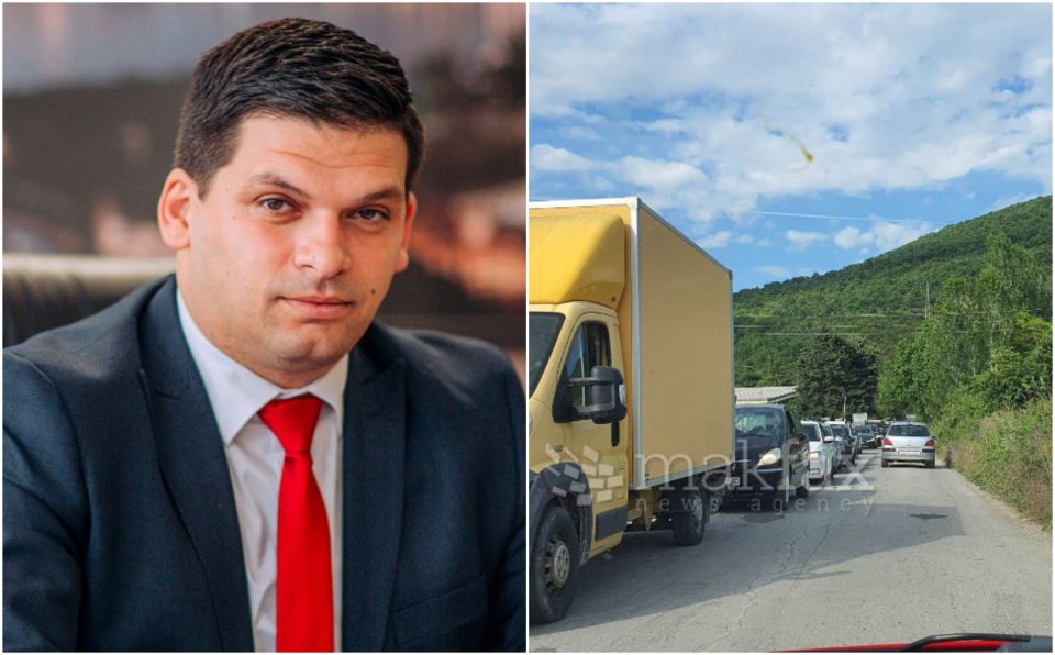 (ФОТО) Затворен влезот во Охрид поради изградба на автопатот, Пецаков со реакција: 7 години не помрдна „автопатов“