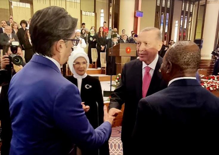 Пендаровски присуствуваше на инаугурацијата на турскиот претседател Реџеп Таип Ердоган