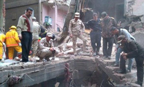 Загинати седум лица при уривање на станбена зграда во Каиро