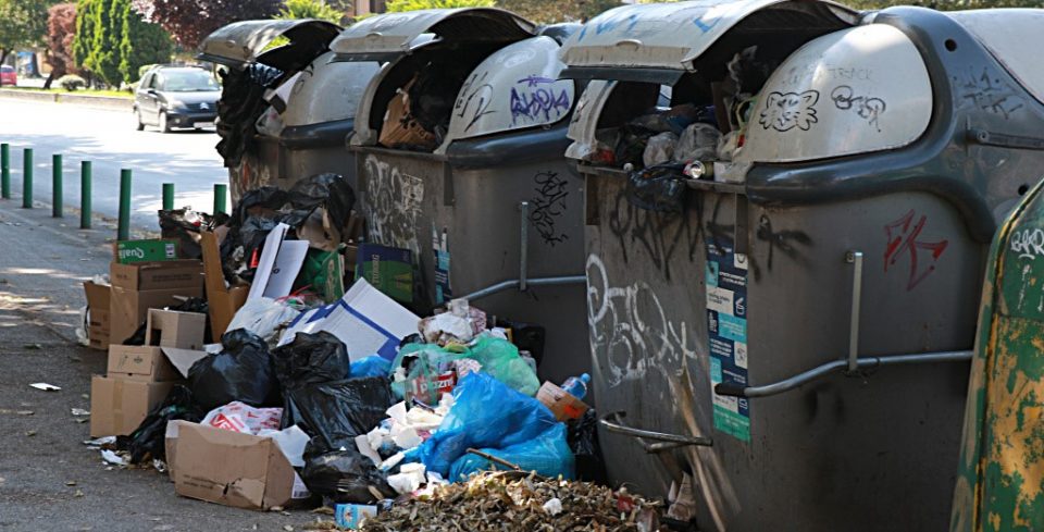 (ФОТО) Ѓубрето најголем проблем на скопјани: Никој не ги празни преполните контејнери