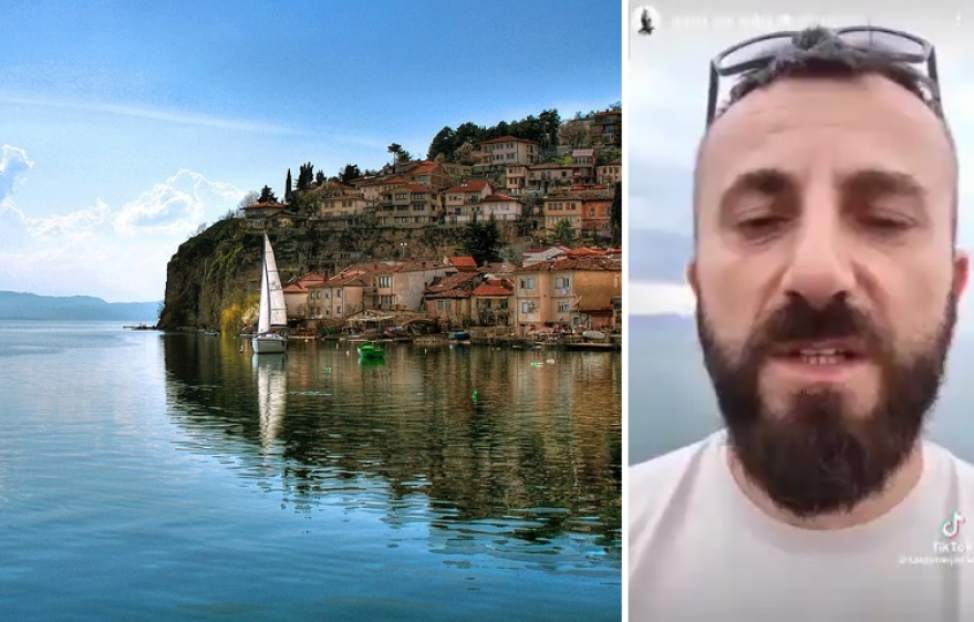 (ВИДЕО) Србин провоцира од Охрид: Ова е старо српско езеро, повторно ќе биде наше