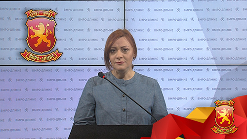 Димитриеска Кочоска: Потпишувањето на 100 милиони евра кредит за ЕСМ не е за прес конференции, туку најголем пораз кој до сега се има случено