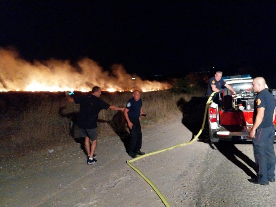 (ВИДЕО) Пожар во Штип, се шири кон село Драгоево