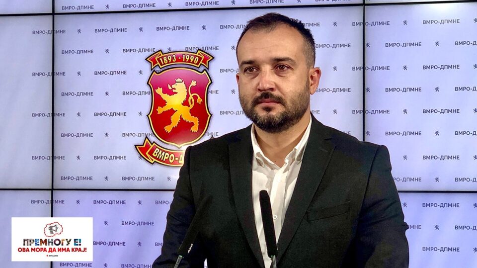 „ВМРО-ДПМНЕ ќе го блокира законот за амнестија со 5.000 амандмани“, најавува Лефков