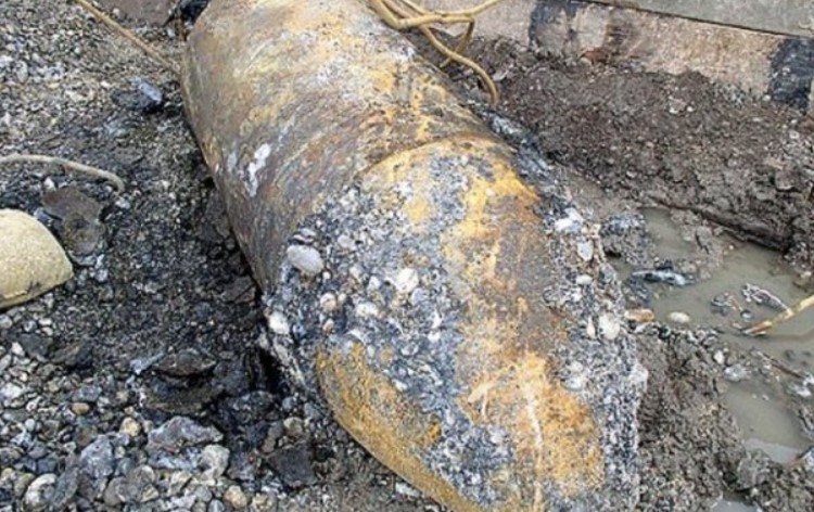 Граната тешка 100 килограми најдена во Македонија