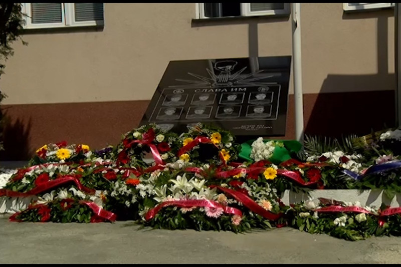 Спомен обележје за загинатите припадници на МВР во Диво Насеље
