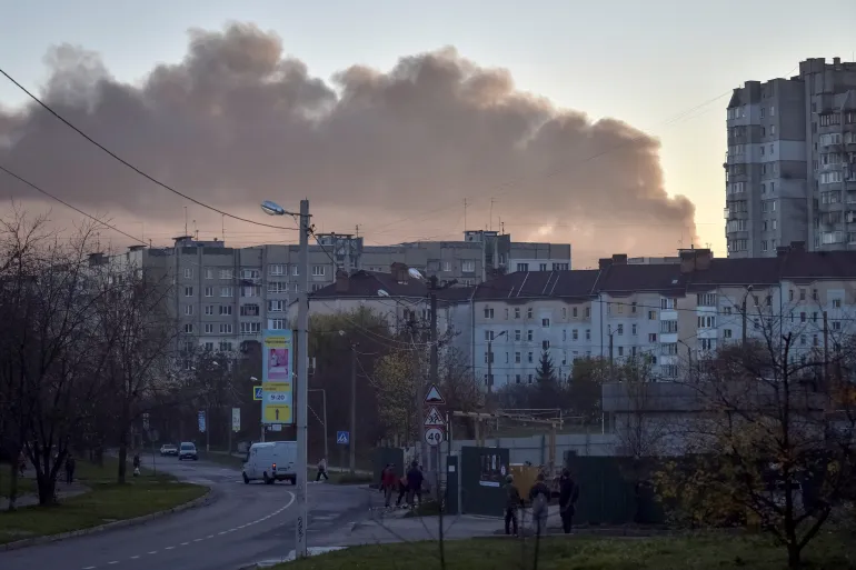 Русија изврши воздушни напади врз западниот украински град Лавов