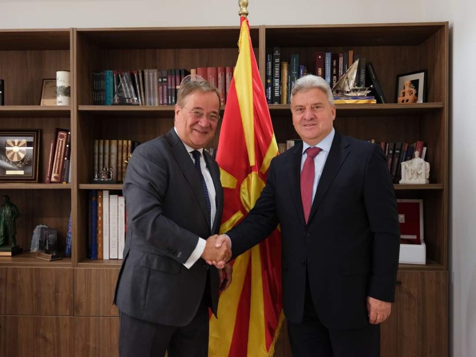 Иванов на средба со Лашет со цел да се унапредат македонско германските односи