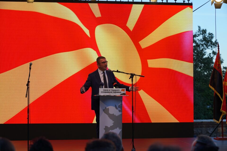 Мицкоски: Ние сме должни да ги објавиме сомнежите за криминалот на ДУИ, ВМРО-ДПМНЕ се бори против тоа