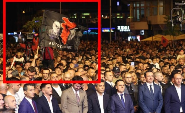 Спасовски: За неколку дена ќе го имаме идентитетот на лицето кое го вееше знамето на „Голема Албанија“