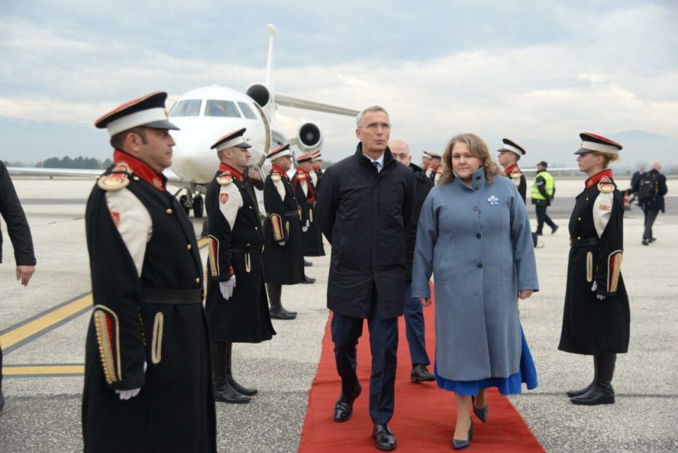 Столтенберг пристигна во Скопје